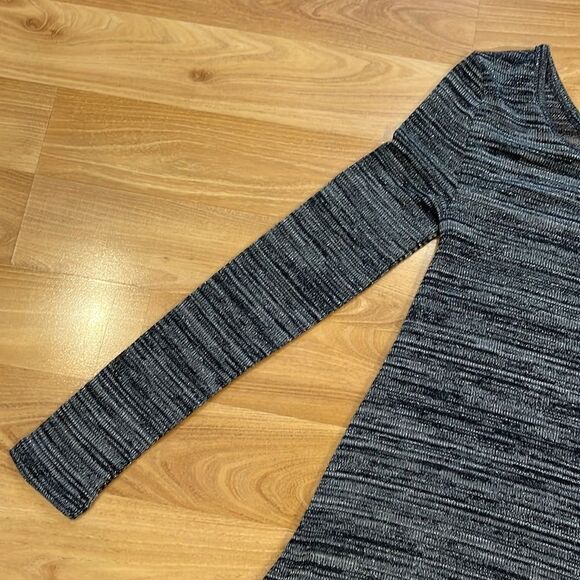 NWT Adam Levine Grey Lurex Sparkly Sweater Dress S - Picture 3 of 11